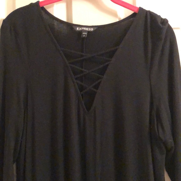 Express Cross-Front Dress - Picture 2 of 5